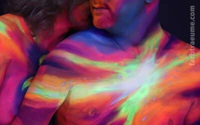 Bodypainting als Valentinstagsgeschenk einzigartige Kunst, die verbindet