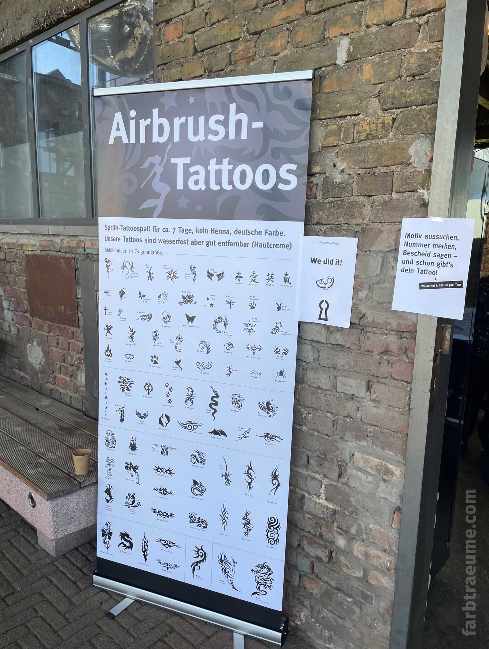Airbrush Tattoos – Der Publikumsmagnet für Ihr Event